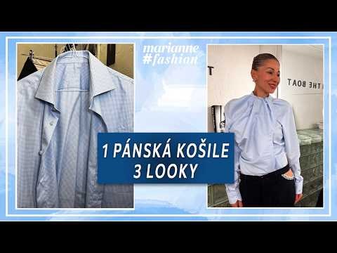 Návrhářka Jana Horejšová ukazuje, jak nosit pánskou košili 3x jinak